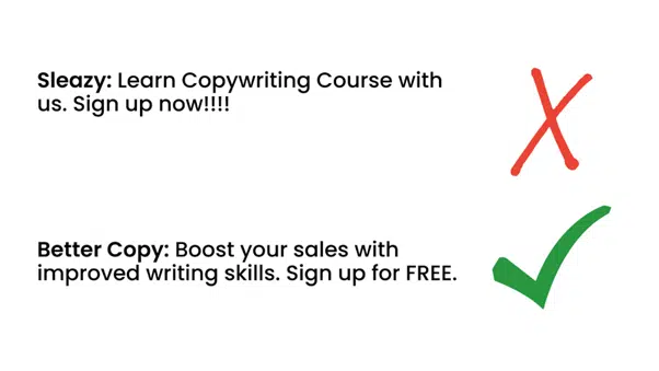 Copywriting Tip #9: Don’t use exclamation marks - bedeol