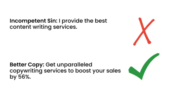 Copywriting Tip #10: Don’t commit superlative sins - bedeol