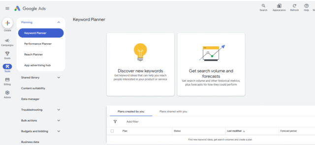 effective keyword research techniques for improved organic seo traffic Google Keyword Planner - bedeol