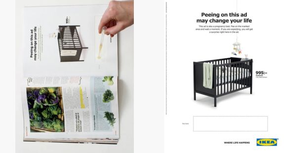 20. IKEA – Pregnancy Test Discount Ad - bedeol