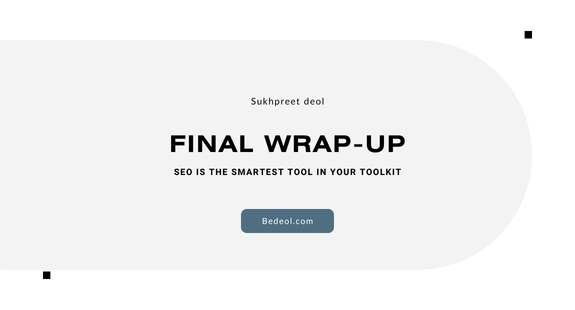 ⚡ Final Wrap-Up: SEO Is the Smartest Tool in Your Toolkit- bedeol