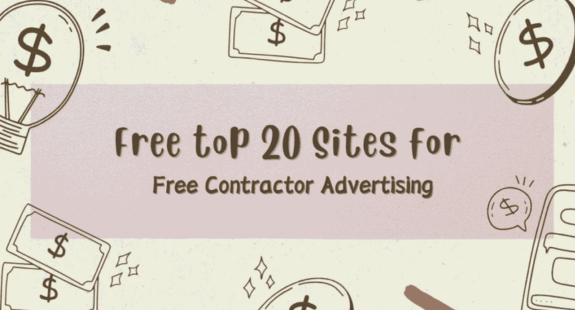 Free top 20 Sites for Free Contractor Advertising - bedeol