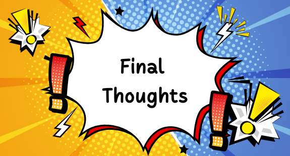 Final Thoughts - bedeol